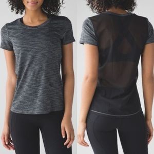 Lululemon Beat the Heat Sheer Back Top Size 6